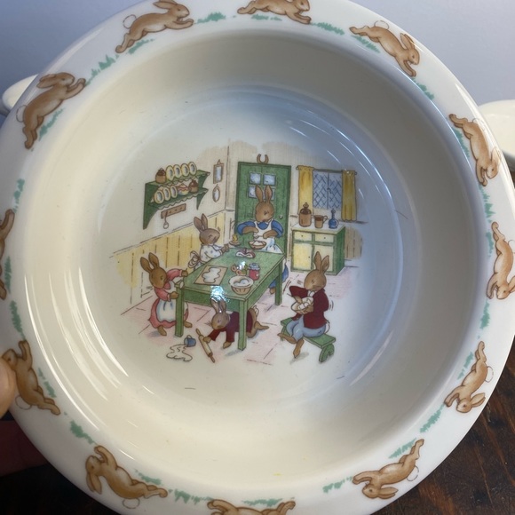 Bunnykins set. Two different cups and bowl. - Picture 3 of 14